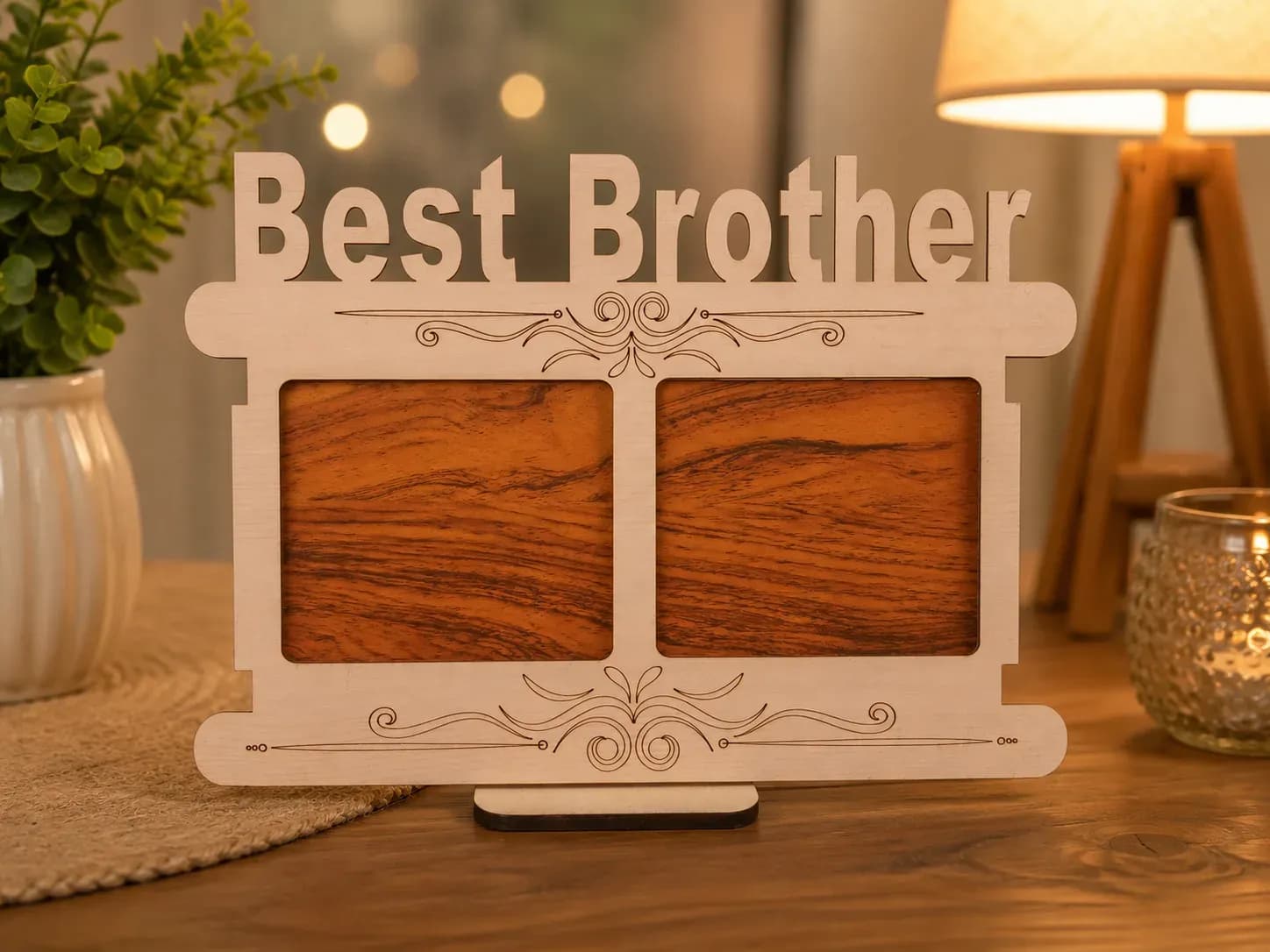 Wooden Photo Frame Stand