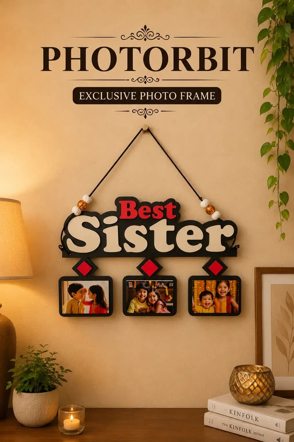 Best Sister Personalised Wall Hanging