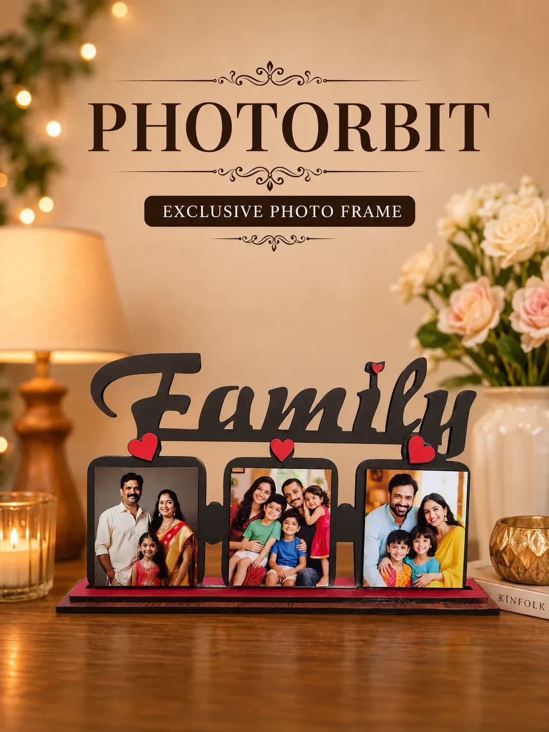 Family Personalised Photo Frame