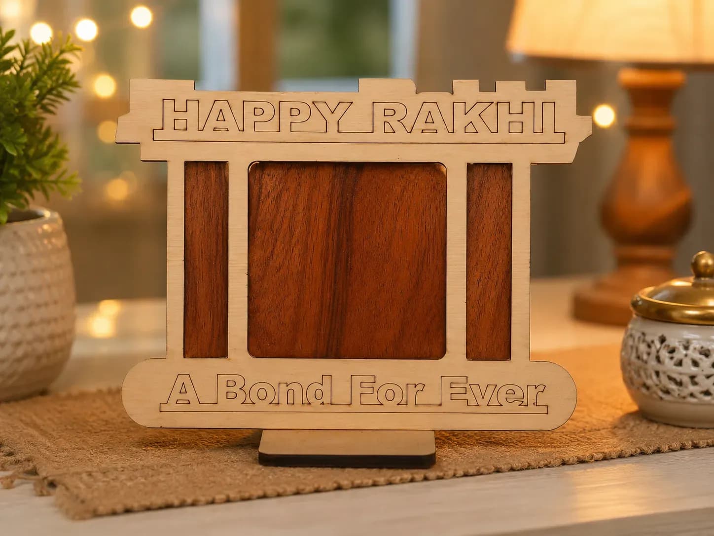 Wooden Photo Frame Stand