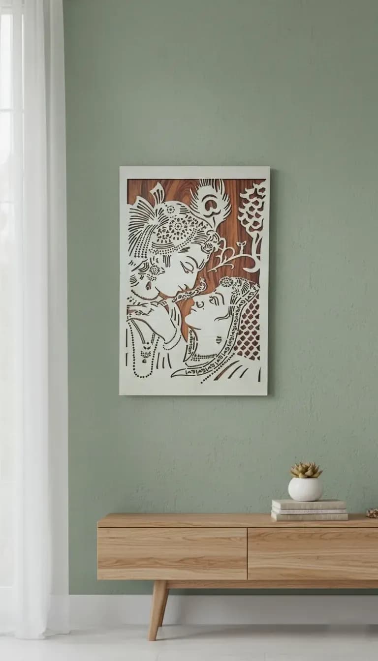 Radha Krishna Wall Hanging