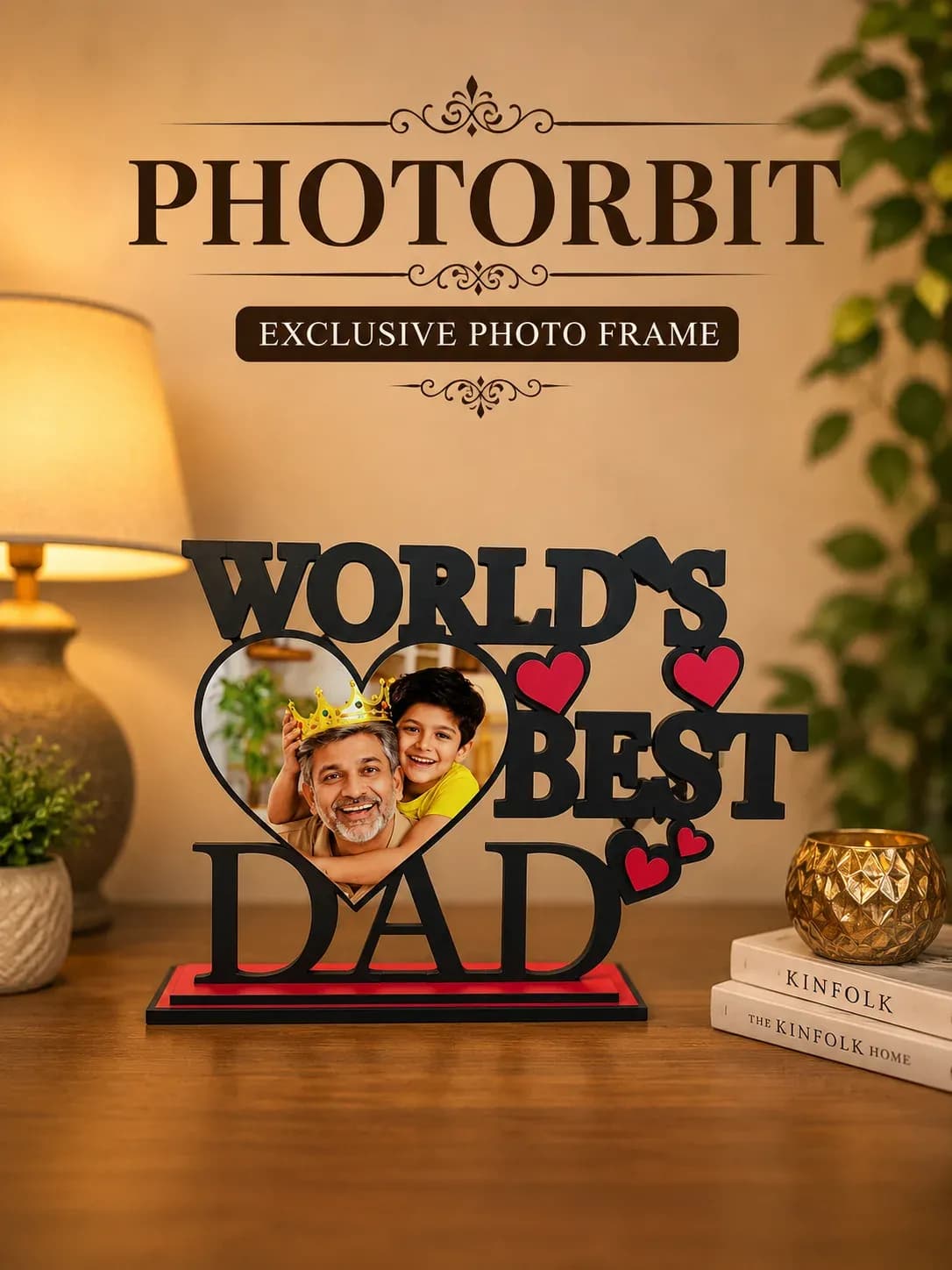 World's Best Dad Personalised Photo Frame