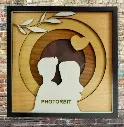5 layer couple home decor 11*11