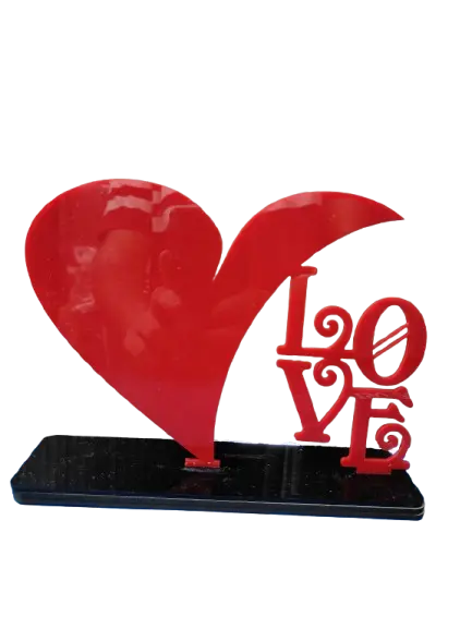 RED ACRYLIC LOVE 