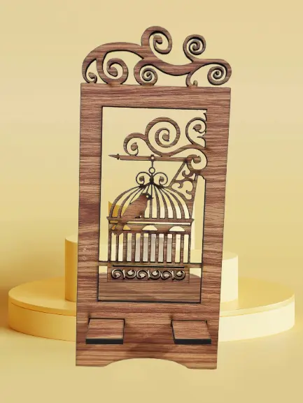 ACRYLIC/WOODEN MOBILE STaND