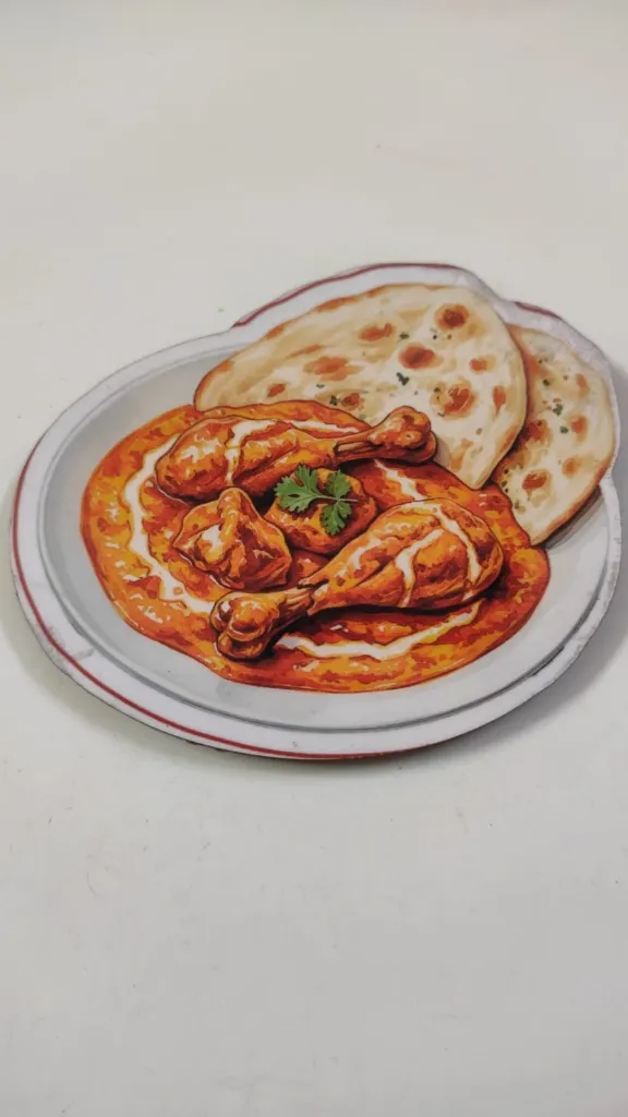 Paratha with Chicken