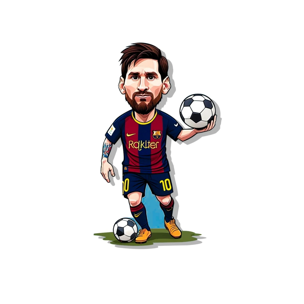 Messi Cartoon