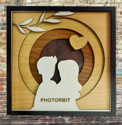 5 layer couple home decor 11*11