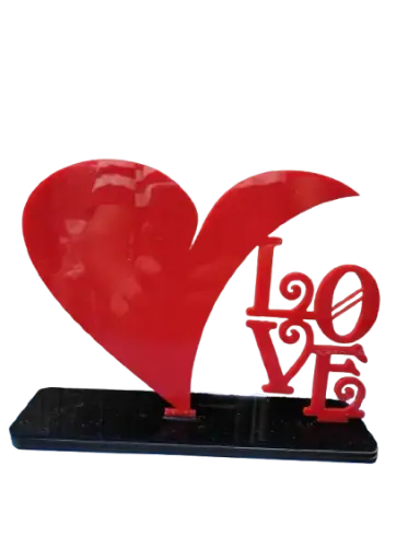 RED ACRYLIC LOVE 