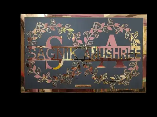 Customised Acrylic Name Plate .